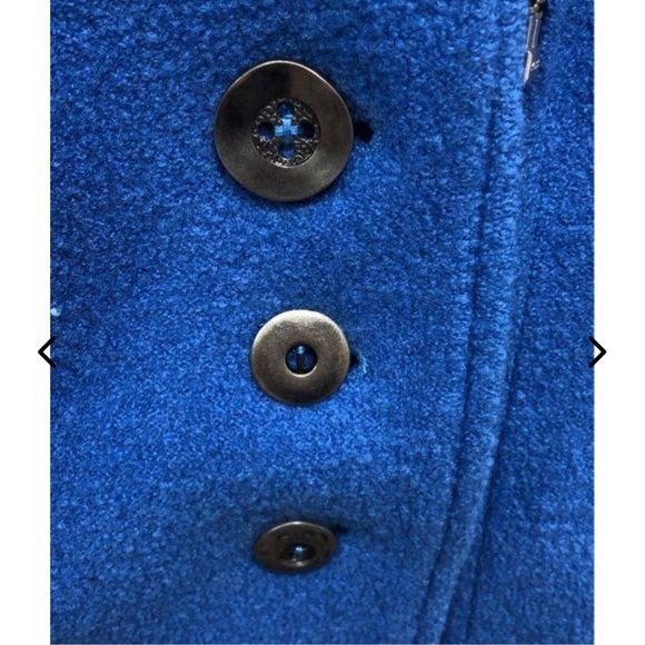 Icelandic Design Royal Blue and Black  Wool Vest - Size L - Picture 3 of 6